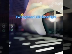 водонепроницаемость IP67 Линейное лестничное освещение 1000 мм светодиодные заземленные фонари