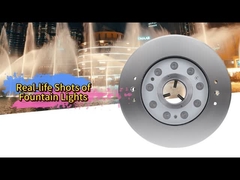 Нержавеющая сталь фонтанный свет водонепроницаемый подводный светодиодный бассейн IP68 теплый белый лазерный свет fou