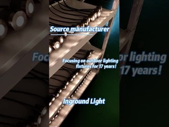 Низкое напряжение водонепроницаемое IP65 регулируемый угол Земля Погребаный светодиодный палубный свет Внешний подземный наводнитель