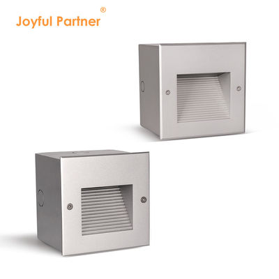 AC100~240V Светильники для лестниц LED 6W COB Встраиваемые IP65 120*120мм Для коридора Светодиодный угловой настенный светильник