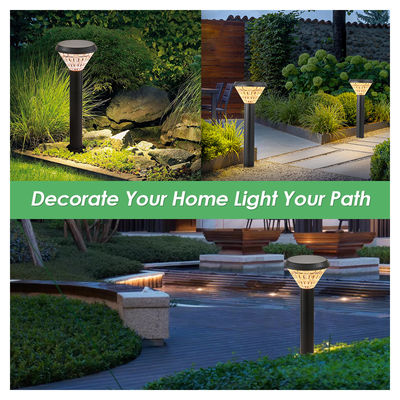 Супер яркие солнечные светофоры Алюминиевый материал ABS + PC Умный контроль света Теплый белый для ландшафтного сада