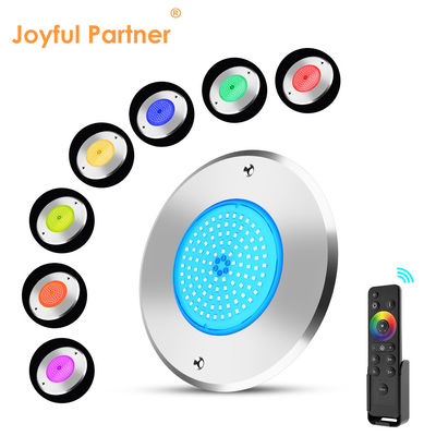 Светодиодный подъемный бассейн DIA160MM*32MM AC12V 316 из нержавеющей стали с RGB контроллером