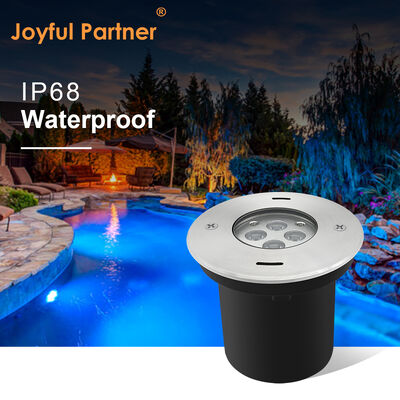 Подводный встраиваемый светильник из нержавеющей стали 316 с лицевой панелью из морского материала диаметром 110 мм