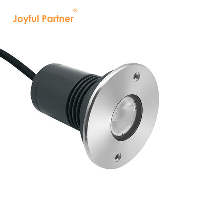 Светодиодные грунтовые светильники антибликовые 1Вт 24В DC Теплый белый 3000K с сотовой конструкцией