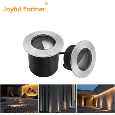 Уличный встраиваемый светодиодный светильник с передней крышкой из нержавеющей стали 316, водонепроницаемость IP67, мощность 4 Вт, светодиод Cree, диаметр 80 мм