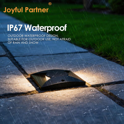 Квадратные светодиодные светильники для дорожек с боковым излучением SMD2835, 100*100 мм, чистый алюминий 6063, 24 В постоянного тока, класс защиты IP67