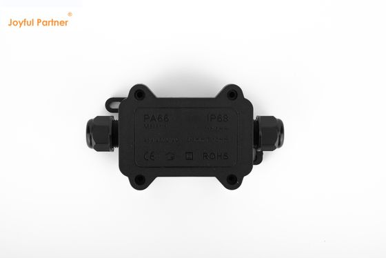 качество  Black IP68 Quick Connector 24A 450VAC Waterproof Junction Box 2 Pin завод