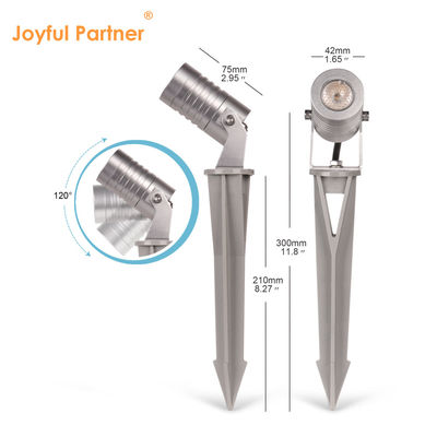 Светодиодный шпик 1w 2w 3w Наружный садовый прожектор Дворик ландшафтный свет для деревьев