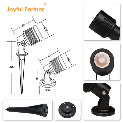 Регулируемый угол Садовый свет вверх-вниз 6W 10W Квадратный наружный осветительный прибор