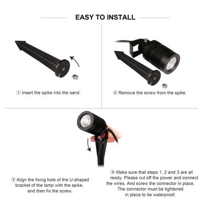 10 Вт теплый белый наружный садовый светодиод