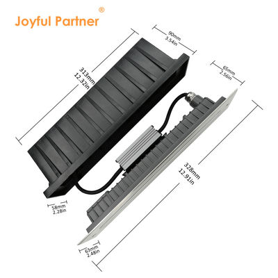 6W 12W Садовое линейное освещение с углублением Теплое белое SUS 316 Длина 328 мм Для наружного использования