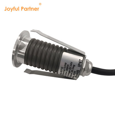 Мини IP67 Подземный Светильник Водонепроницаемый Одноцветный 3000K Нержавеющая Сталь 1Вт 3Вт Встраиваемый Монтаж