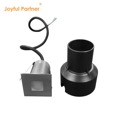 IP67 светодиодное освещение на земле 1W 2W 3W углубленный квадратный тип SS покрытие замороженное стекло без линз