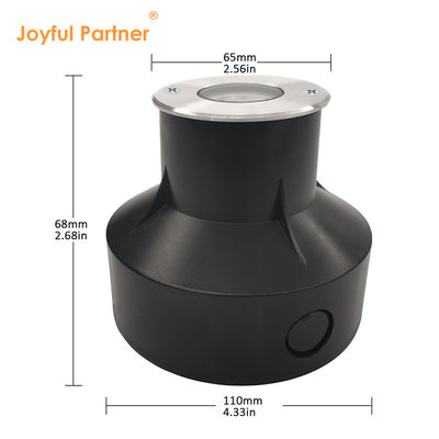 Наземное освещение 1W 2W 3000k Теплое белое IP67 Хорошее рассеивание тепла Алюминиевое тело