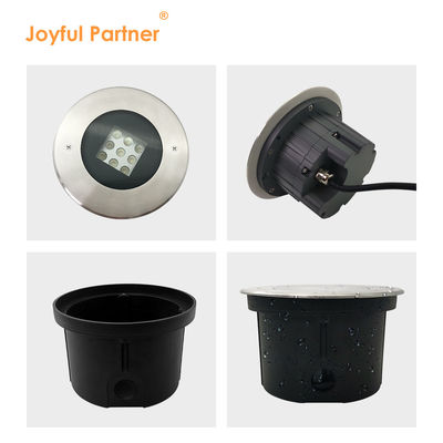 водонепроницаемая подпольная подсветка алюминиевая корпус 3500K теплый белый DIA162MM 2 года гарантия