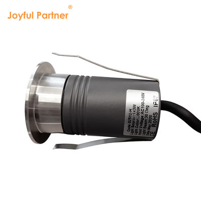 Светодиодный наземный свет 1W 2W DIA55MM Алюминиевый корпус CRI85 6000K дневной свет