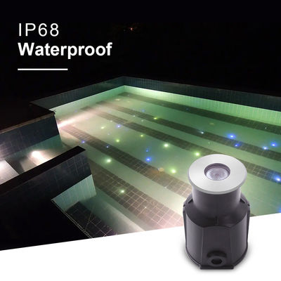 Мини-заглушенный 1W 2W светодиодный подпольный бассейн IP68 3000k 12V / 24V DC