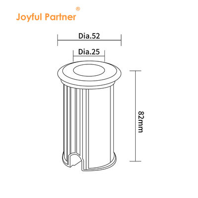 Водонепроницаемые подводные светильники DC12V 24V 316 из нержавеющей стали, залитые смолой, 3W RGB3in1