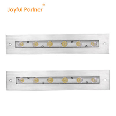 Подводный линейный свет 316 из нержавеющей стали DMX 512 RGB 12W DC24V Асимметричная линза RGB3IN1
