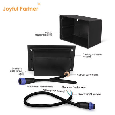 IP65 Лестничные светодиодные стеновые фонари 2W 6W Внешние Внутренние светодиодные лестничные фонари