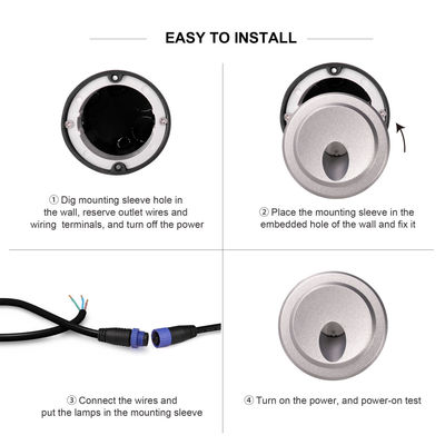 Наружные светодиодные стеновые фонари IP65 водонепроницаемый алюминиевый светодиодные прожекторы для лестниц