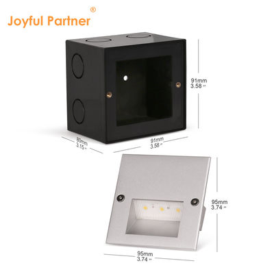 Встраиваемый в стену 2W Osram SMD LED светильник для ступеней IP65 Современный дизайн Алюминиевый материал Для коридора