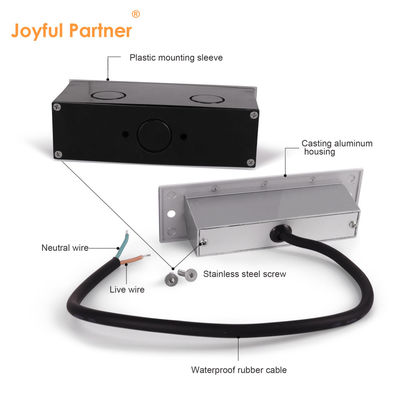 Продольные лампы прямоугольника AC100-220V 5W IP65 SMD LED 2700K с пластиковым монтажным рукава