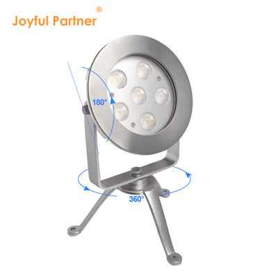 RGBW LED подводное световое светило из нержавеющей стали 316 DMX512 Управление 12V 24 напряжения многоцветная смена