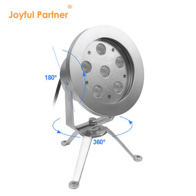 Светодиодный фонтанный фонарь 6*2W RGB DMX из нержавеющей стали316 корпус DC12V/24V IP68 Для бассейнов