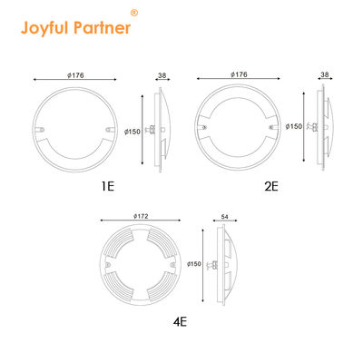 Наружные светодиодные прогулочные фонари IP67 Диаметр 70 мм 3 Вт На поверхности установленная лампа Вставленные светодиодные фонари с двухлетней гарантией