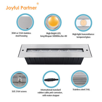 Нержавеющая сталь 316L Подводное линейное освещение