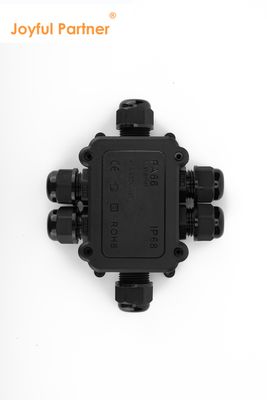 IP68 Внешний нейлоновый кабель Электрический водонепроницаемый разъединительный коробка 2/3/4/5/6way соединитель Пластиковый коробка