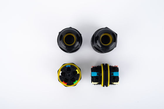 Соединитель для проводов 32A 250VAC IP68 водонепроницаемый 2-контактный разъем 6-12 мм DIA