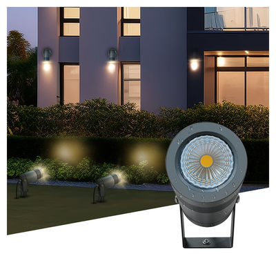 IP65 наружное 6W COB наземное освещение регулируемый угол вверх-вниз Свет зоны садового освещения