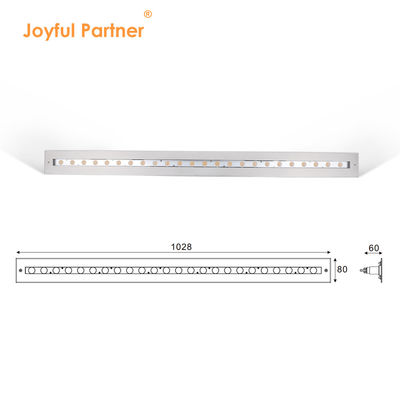 Подводная линейная бассейнная лампа IP68 48W RGB из нержавеющей стали 316