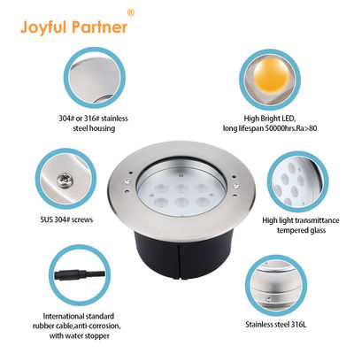 Новый прибытие IP68 водонепроницаемая нержавеющая сталь 316L подводные бассейнные огни 6W белый подводный светодиодный лампа