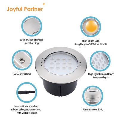 Подводные бассейнные фонари Фабрика Прямая IP68 316 Нержавеющая сталь Вставленная 20W/40W