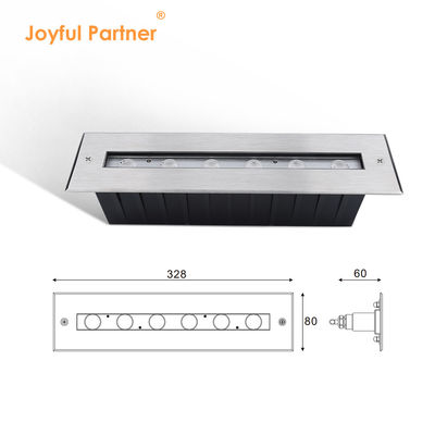 Новый прямоугольный яркий асимметричный луч IP68 SS316L подводный свет подводный свет светодиодный линейный заземленный свет стена была