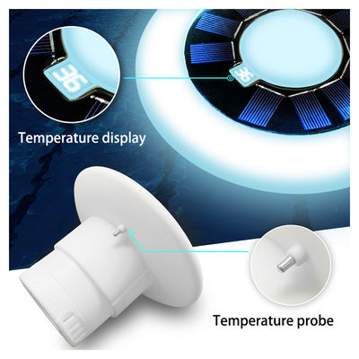 IP68 Внешний сад водонепроницаемый RGB многоцветный плавучий пруд светодиодный солнечный лампа для дворового бассейна