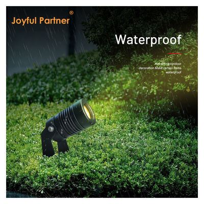 Наружный осветительный небольшой светодиодный садовый прожектор со шпиком или алюминиевой основой для установки