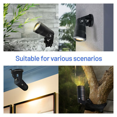 12V 24V IP65 Алюминий 6W 3000k Led Spike Garden Light Внешний пейзаж Spot Lawn Light