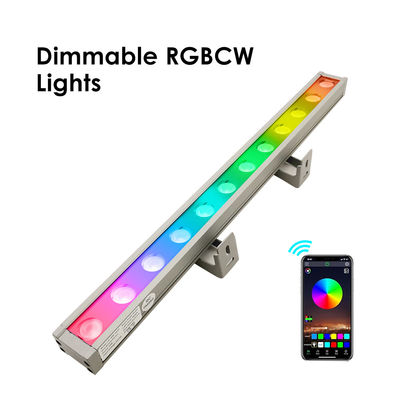 DC24V напряжение IP65 водонепроницаемый RGB световой столбик наружное освещение для наружного освещения