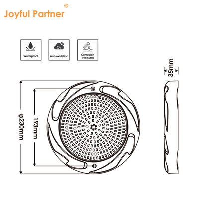 Светодиод PAR56 бассейн свет AC12V эпоксидной смолы теплый белый интеллектуальный SMD для наружных прудов