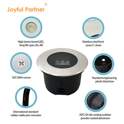 Наружное освещение подсветка IP67 Полная настройка Диффузное закаленное стекло DC24V Для садовых дорожек