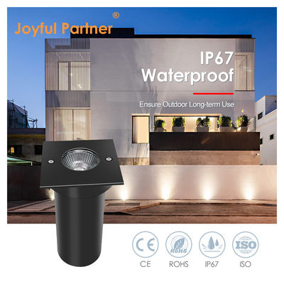 DC AC COB Led Aluminum Square Shape 304ss Front Cover LED Ground Light Для садов