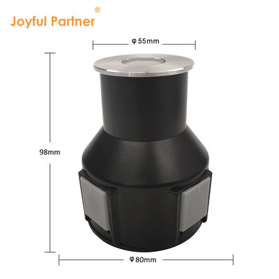 IP67 LED 12V-24VDC Низкое напряжение 1W 3W Земля похороненный подпольный светодиодный свет с замороженным стеклом