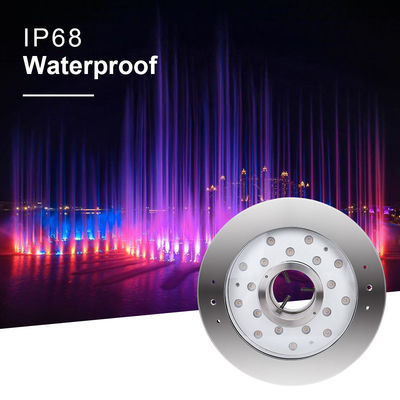Счастливый партнер 6W 9W 12W 18W 24V DMX Управление Нержавеющей сталью IP68 Подводные RGB фонтанные огни