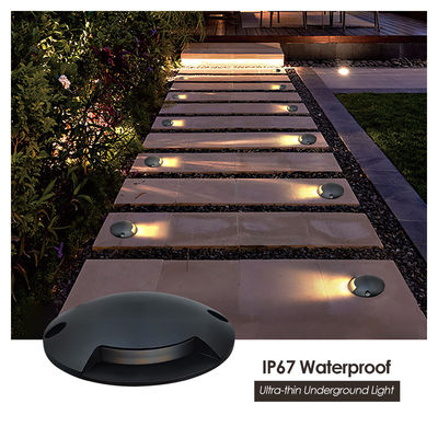 Лестничная подсветка Черная передняя крышка Алюминий IP67 SMD 2835 1W Led Recessed для лестницы Лофт коридор