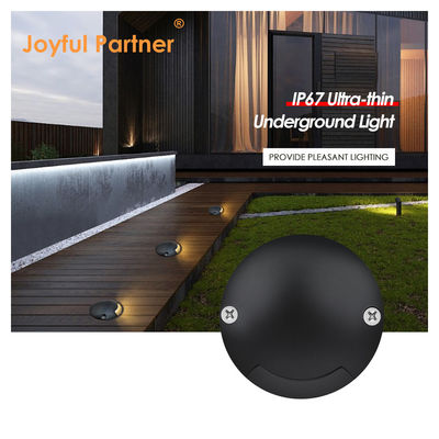 Лестничная подсветка Черная передняя крышка Алюминий IP67 SMD 2835 1W Led Recessed для лестницы Лофт коридор