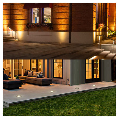 Садовый подземный свет IP65 водонепроницаемый алюминий AC100-240V COB LED 6W с монтажным ящиком